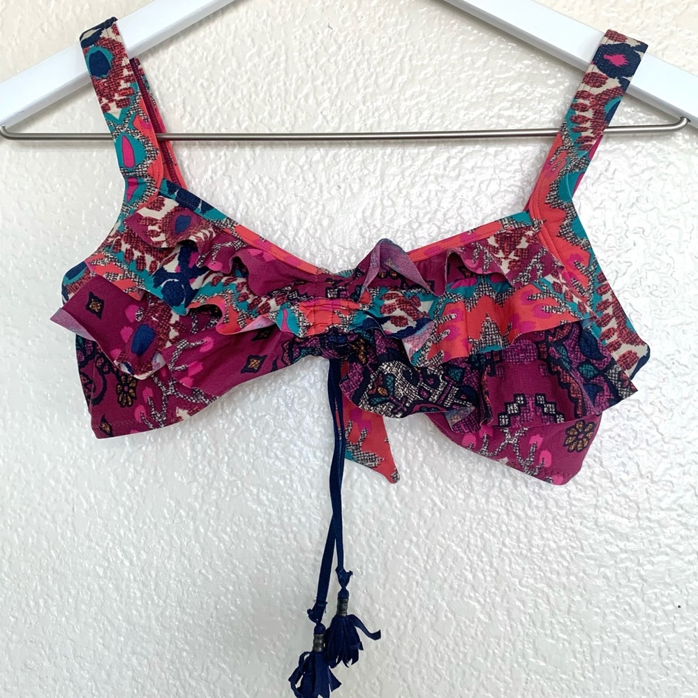 Zingara Girls Ruffle Ruched Bikini Top - Picture 2 of 9